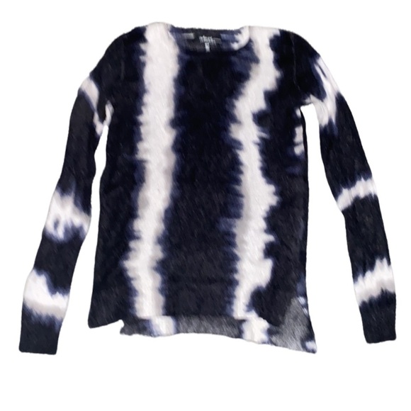 Saks 5th Avenue women’s tie dye cashmere crew  neck sweater Sz Xs - Picture 1 of 10